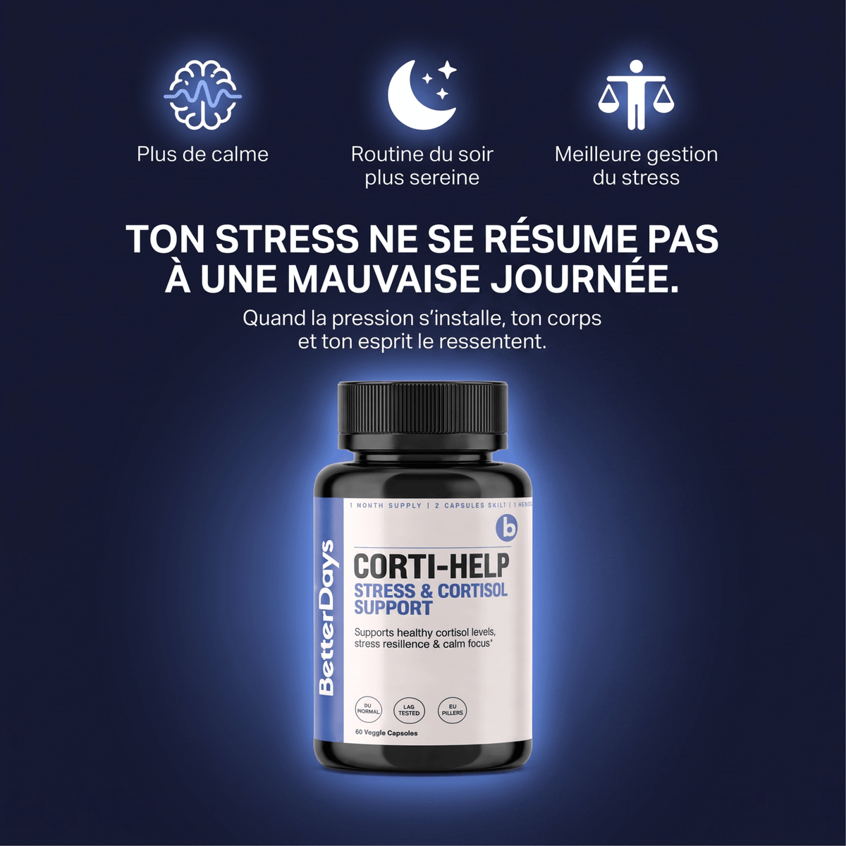 CORTI-HELP STRESS & CORTISOL SUPPORT